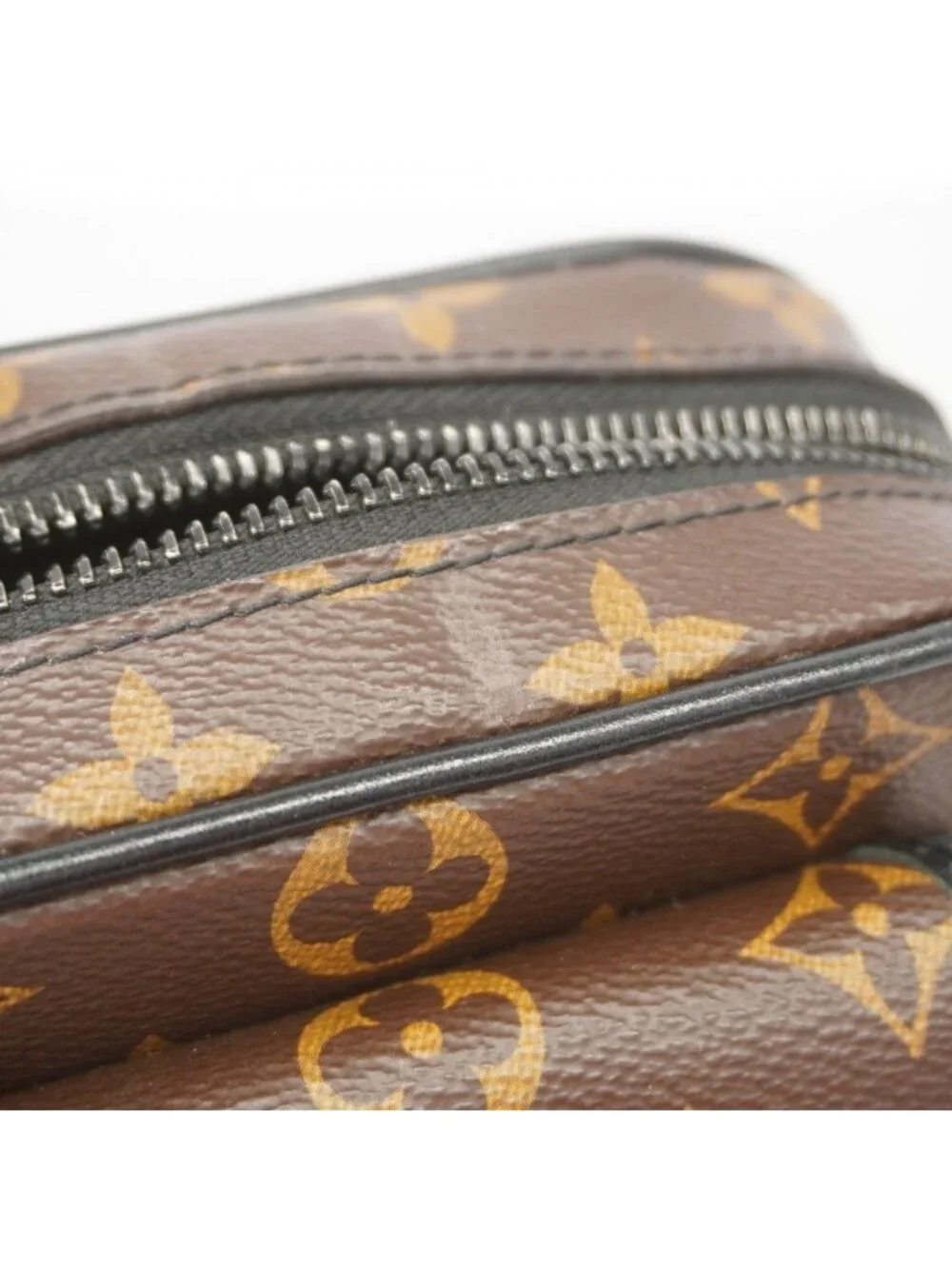 Louis Vuitton Shoulder Bag Monogram Macassar Christopher Wearable Wallet Brown